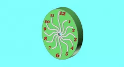 ELLIPSE WALL CLOCK