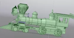 F-Scale American, Narrow Gauge 4-4-0