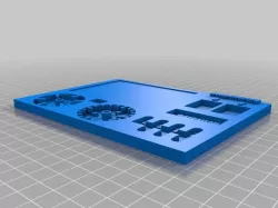 Gaslands dashboard with integrated trackers