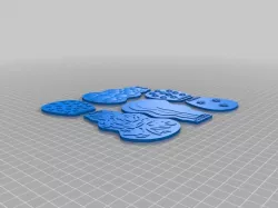 Gaslands Weapon Templates