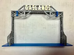 Gate Numbers and Gate Base for tabletop-terrain Gaslands Gates