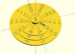Geocaching Code Wheel - Codescheibe