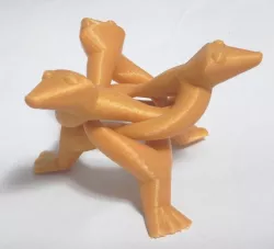 Interlocking Lizard Display Stand