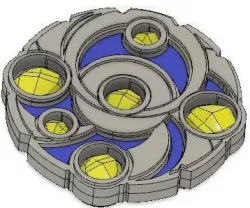 Keyforge Key Token - Multipart