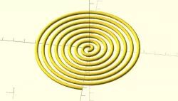 Lazy Mans Archimedean Spiral