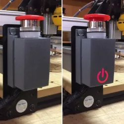 Light Up Emergency Power Button/Switch