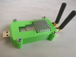 LimeSdr Mini Case with holes for heatsinks