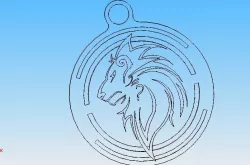LION!  (lion keychain)