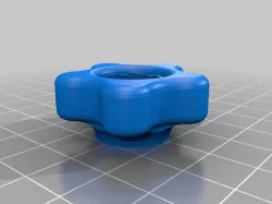 My Customized Smooth n' Curvy Star Knob M8 5pt v2