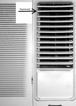 Panasonic CW-C60YU or CW-80YU Air Conditioner grille slat