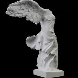 REMIX from Scan The World: Winged Victory of Samothrace at The Louvre, Paris