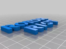 Rotor Riot Block Letters