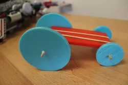 Rubber Band Powered Car