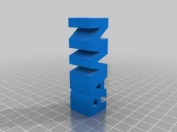 Seperate pieces from gecgooden Word Chess set