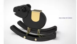 Sheep rocking chair miniature toy