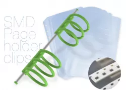 SMD page holder clips