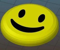 Smiley Face Flowers - dual color face