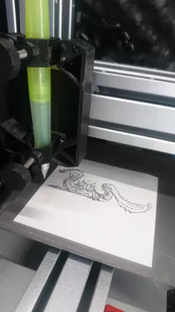 Snapmaker springy pen plotter