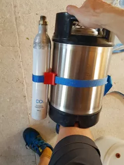 Sodastream attachment for Corny keg