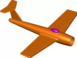 Solar Plane rotating