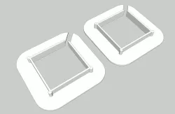 Square Headphone Holder