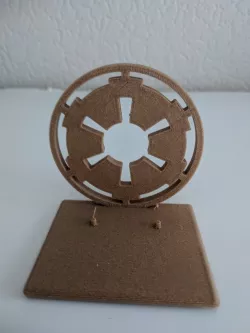 star wars display stand for black series Imperial logo