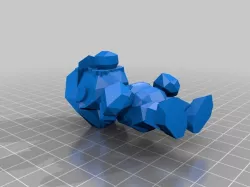 Super Mario 64 Mario (With Texture Geometry)