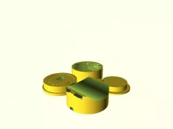 Tactile button for bike handle bar