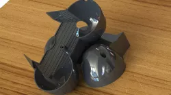 The lower part of the motorcycle dashboard housing 