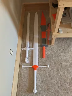 Thor Ragnarok Sword Remix x2 Steel Rod Core