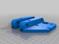 Top strengthening bracket for @Geeetech i3 ProW - using the two M8 threaded rods