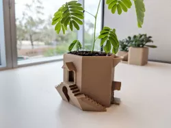 Tower Villa Water Tank Planter Pot