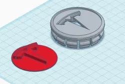 Toyota Prius Tesla Wheel Cap