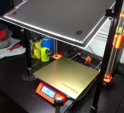Tracing pad OpenBeam mount for 3d Printer Lighting