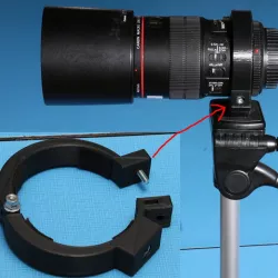 Tripod mount ring for Canon 100mm macro