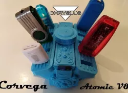 USB HOLDER - Corvega Atomic V8 Motor style