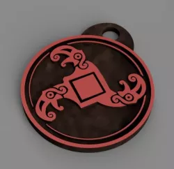 Valravn keychain