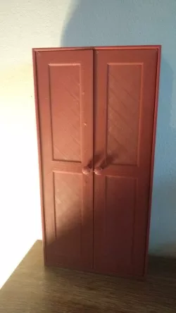 Wardrobe for doll house 1:12 scale