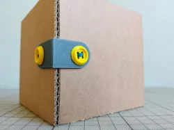 Zip Tie Cardboard Connector