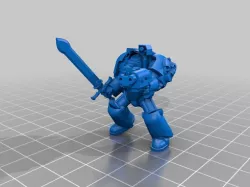 28mm Terminator Sergeant Proxy
