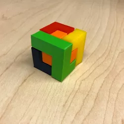 3D Interlocking Puzzle Cube 