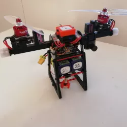 3D-printed parts for a bicopter
