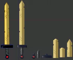 adventure time gold sword