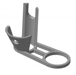 Airbrush holder for compressor