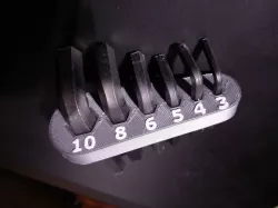 Allen key holder - 3D printable