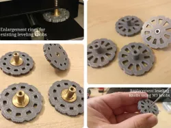 Anycubic i3 Mega bed levelling knobs