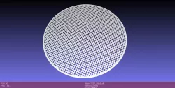 Basic Circular Sieve (for testing MP Mini-Delta build-plate leveling)