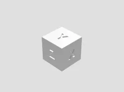 calibration cube - xyz