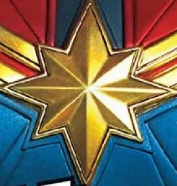 Captain Marvel MCU chest logo