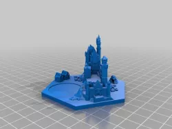 Catan 2.0 brick GOT kings landing red keep